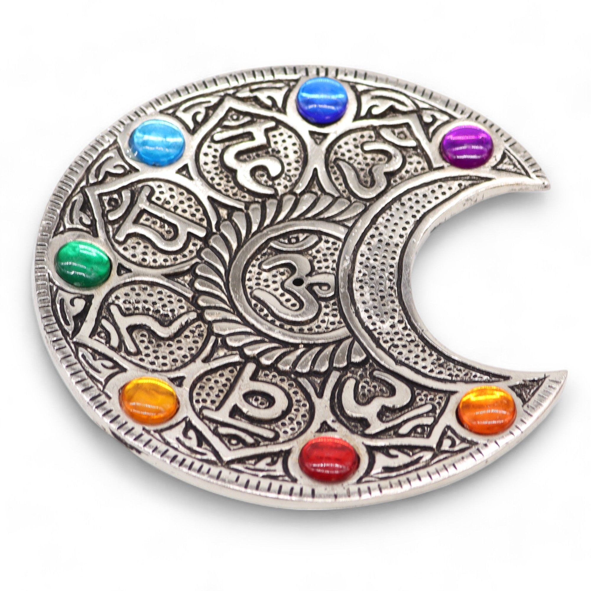 Porta-incienso Luna Siete Chakras 11.5cm - Imagen 3