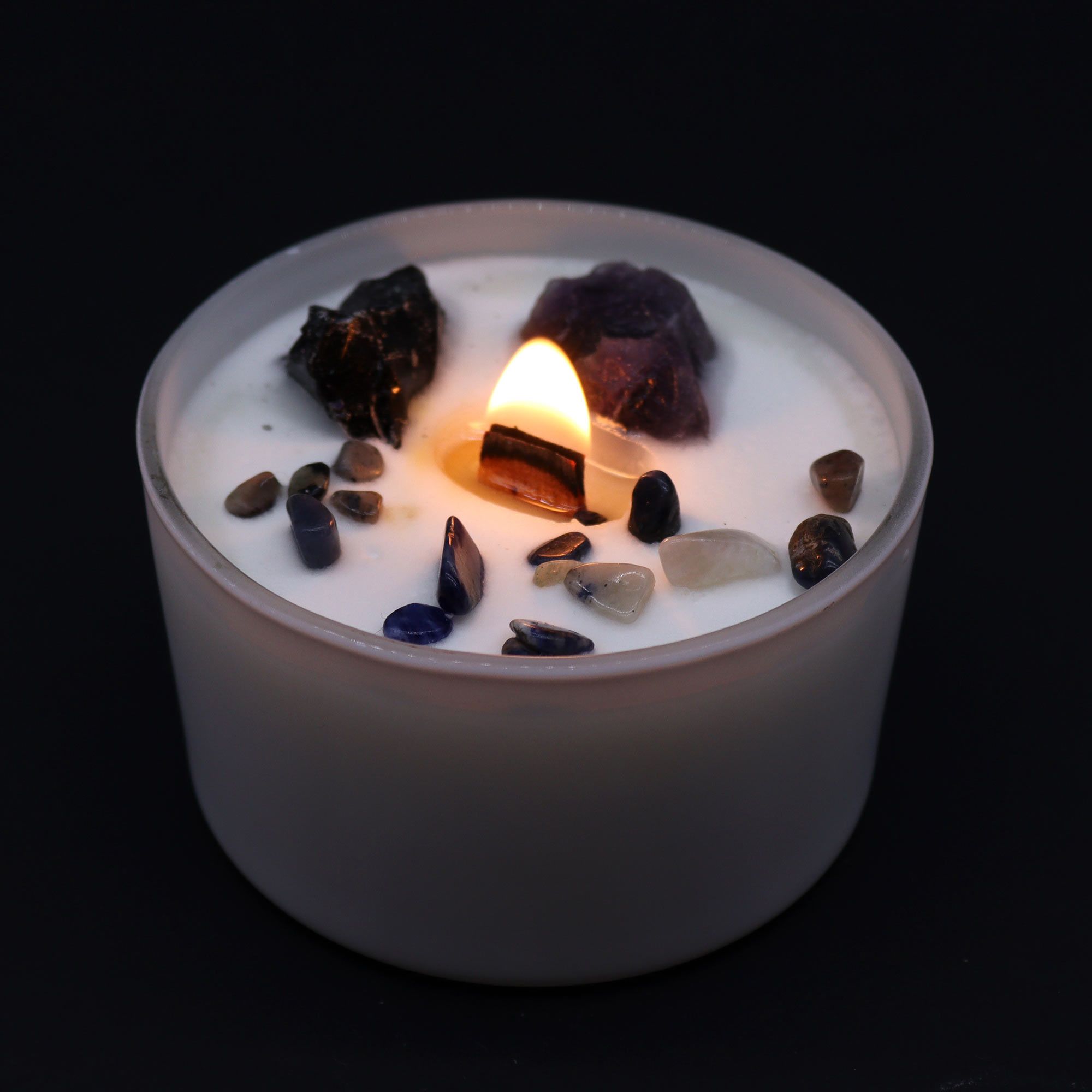 Velas de Cristal de Chakra -Chakra del plexo solar - Imagen 2