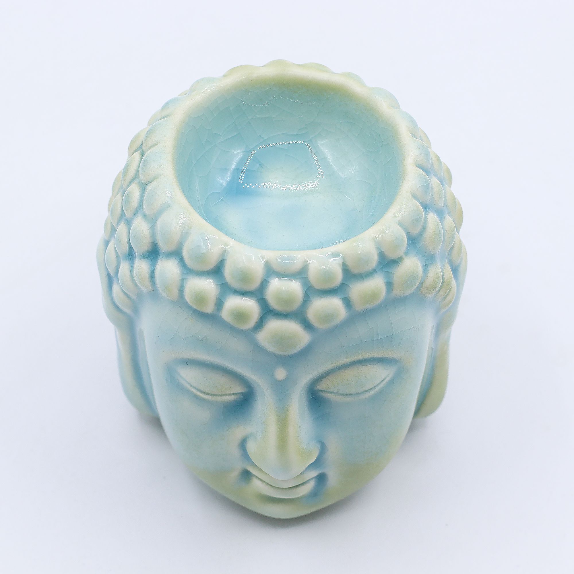 Quemador aceite Buda - Azul