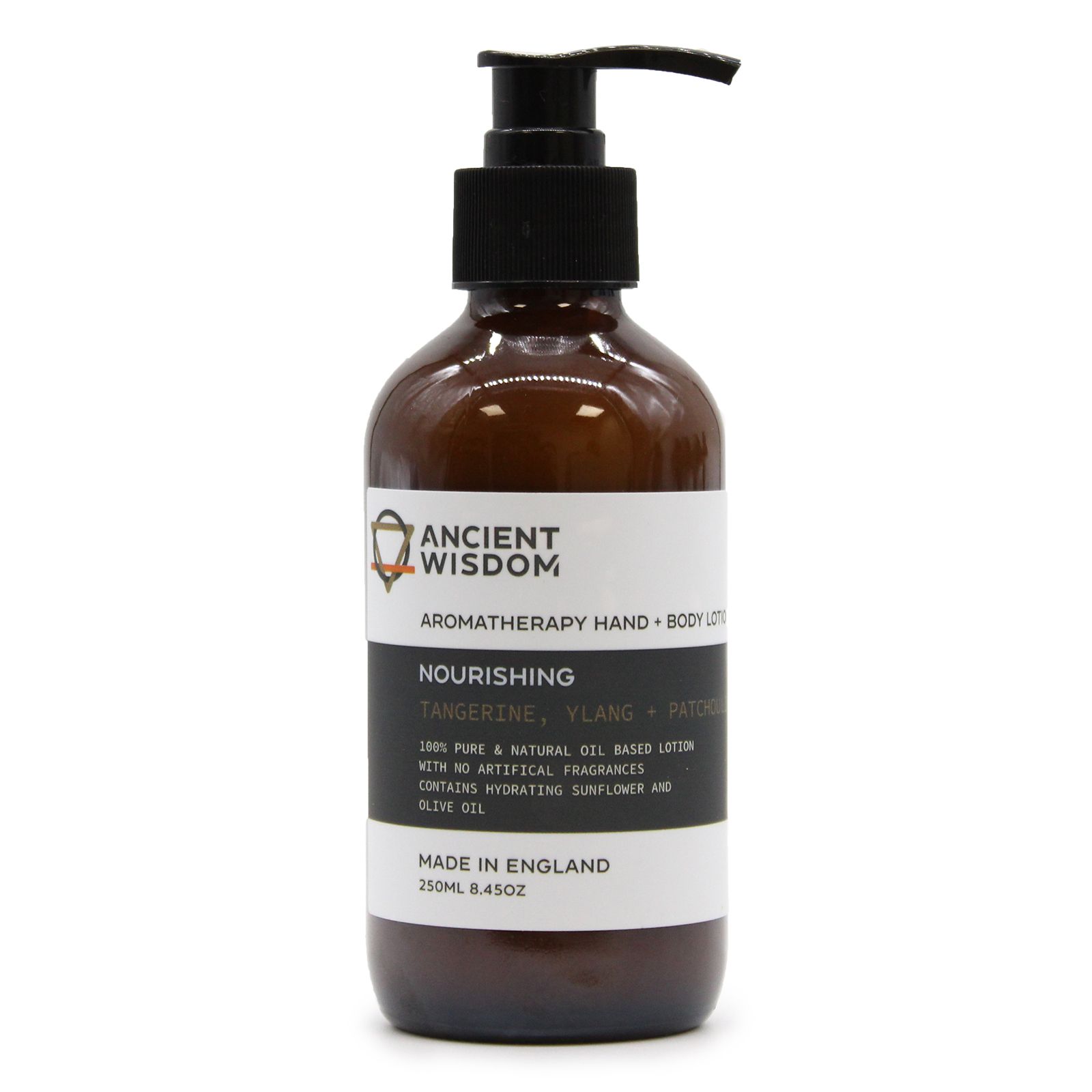 Loción para manos y cuerpo de mandarina, ilang y pachulí 250 ml - Imagen 5