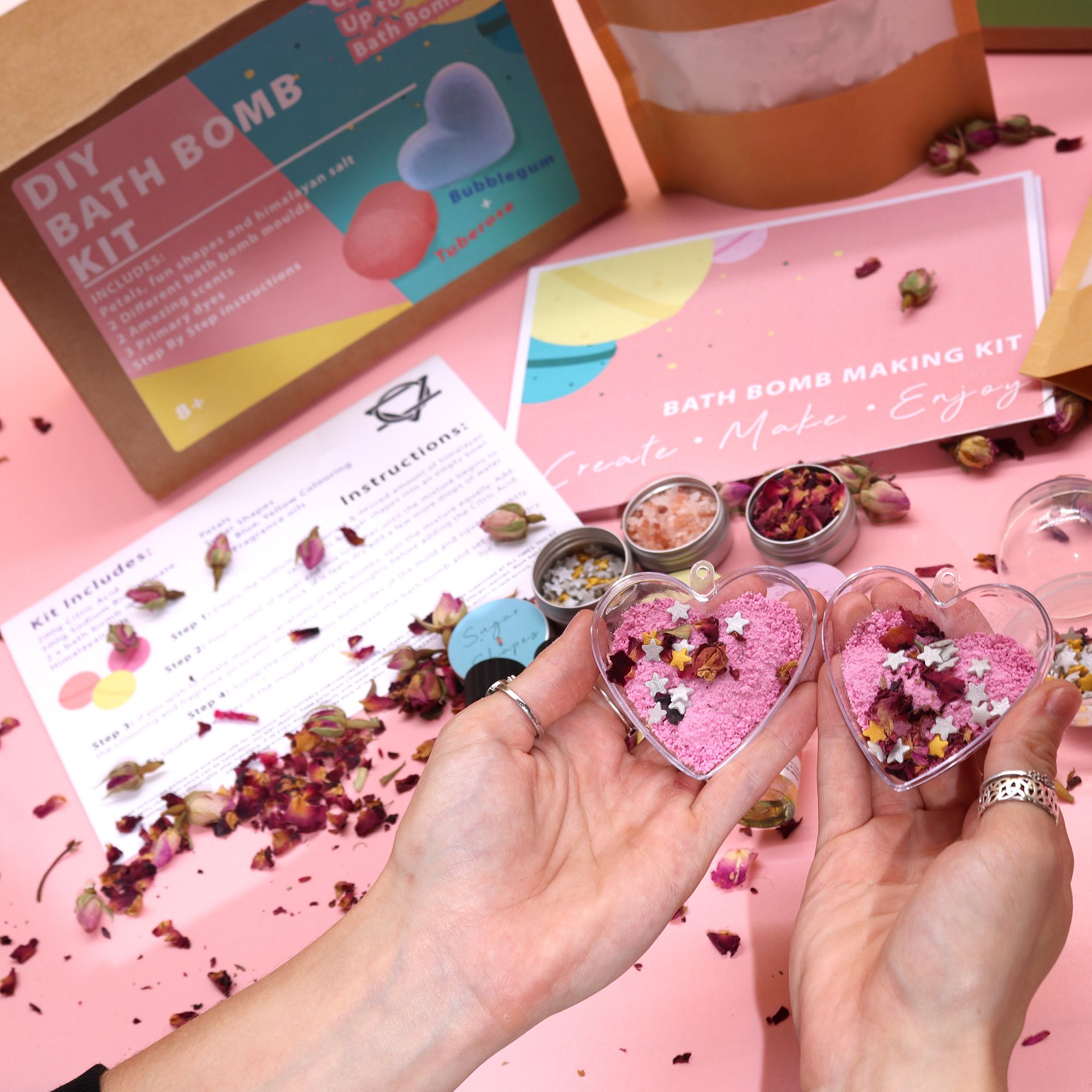Kit de bombas de baño: limonada rosa y explosión de cítricos - Imagen 9