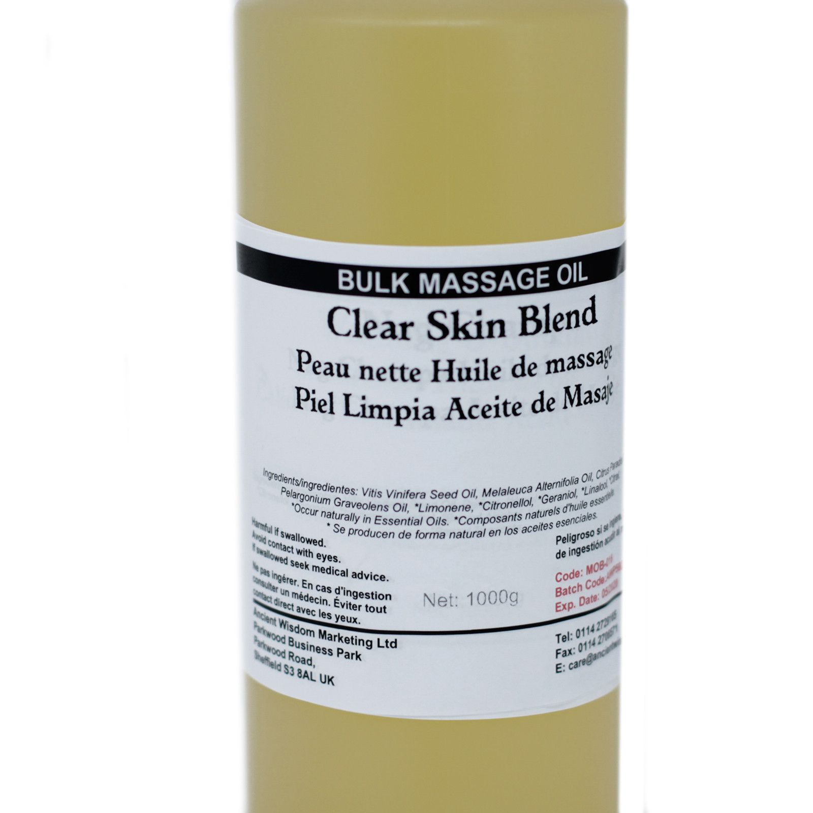 Aceite de Masaje 1kg - Piel Limpia - Imagen 2