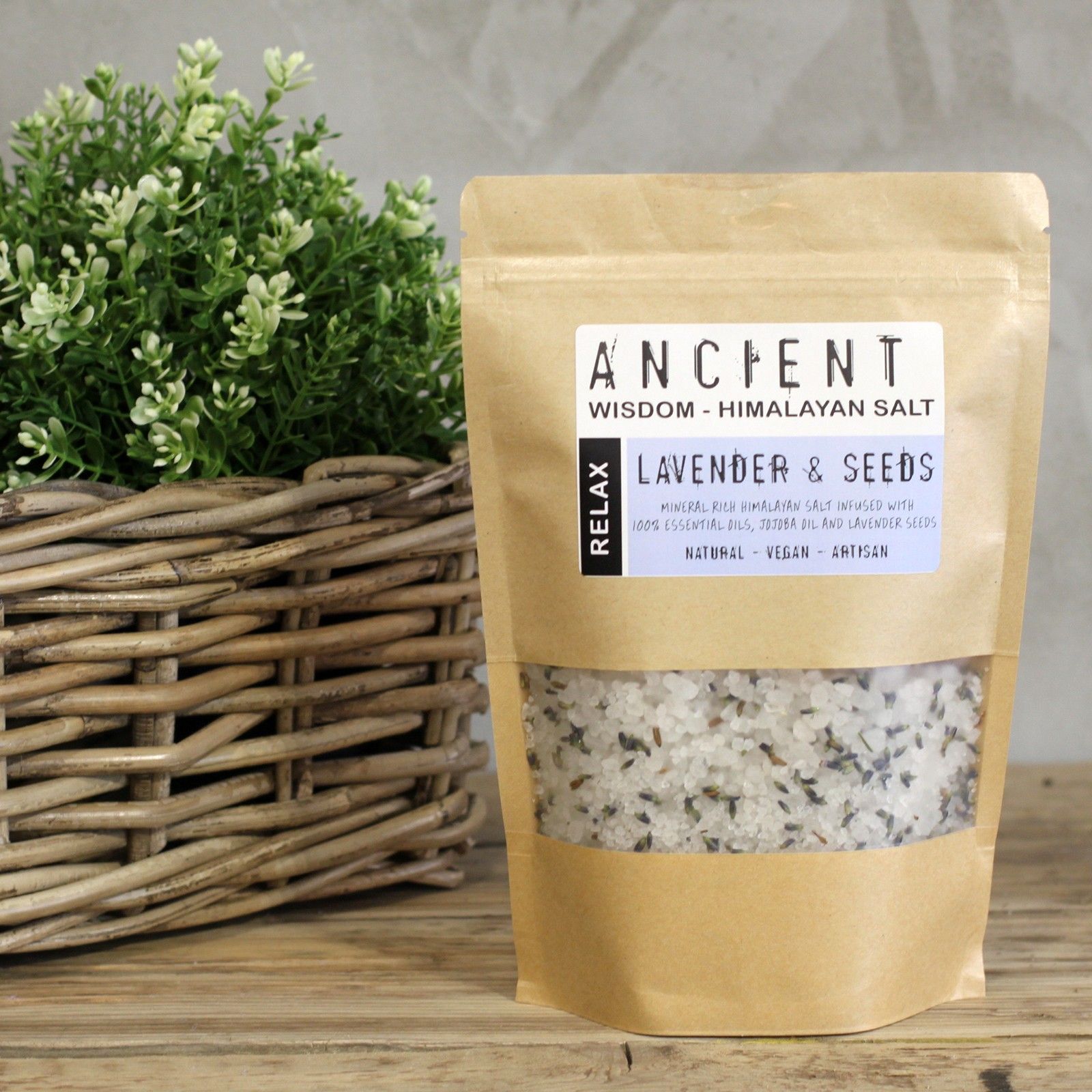 Mezcla de sal de baño del Himalaya - 500 g - Relajarse - Imagen 2