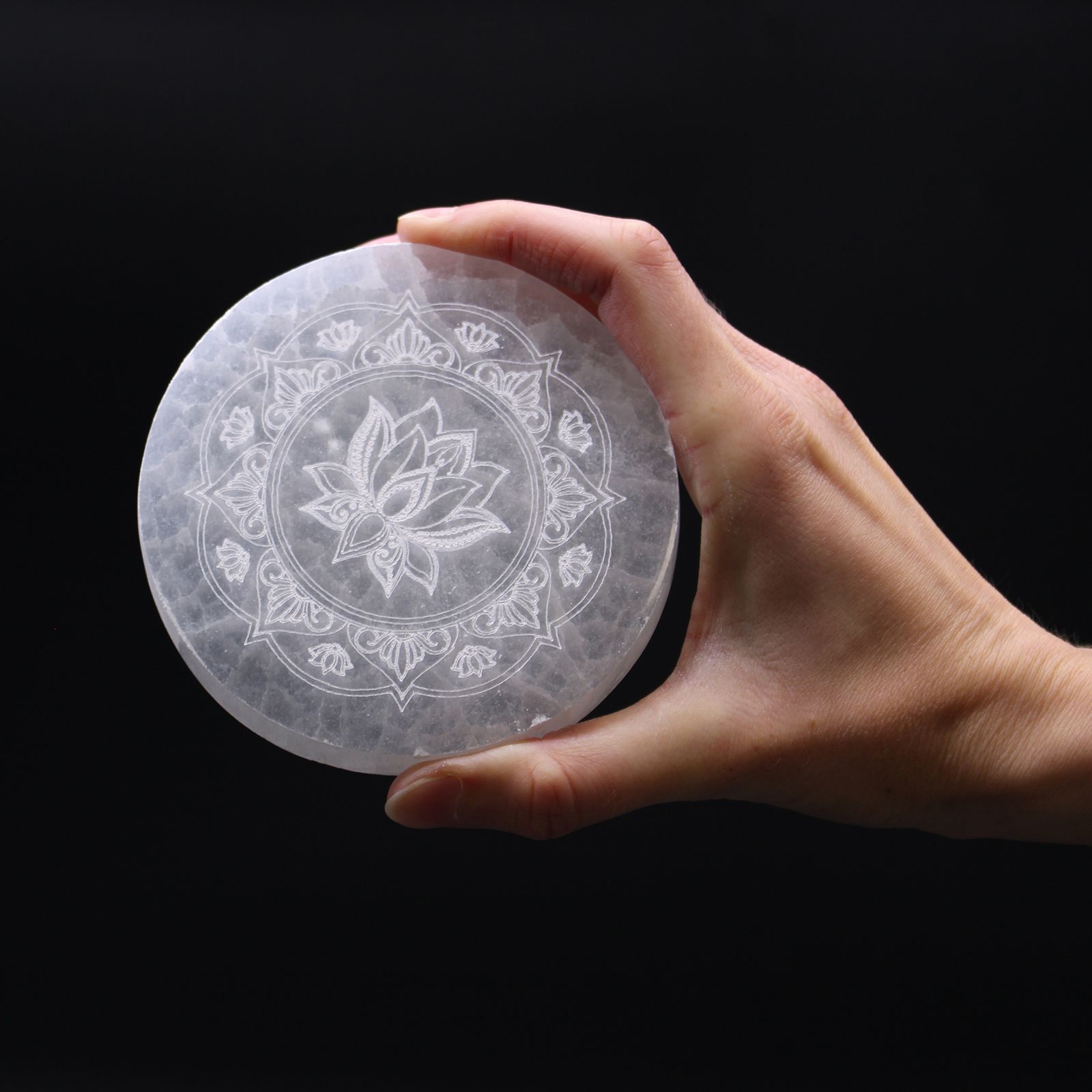 Plato de Carga Mediano 10cm - Lotus Mandala - Imagen 2