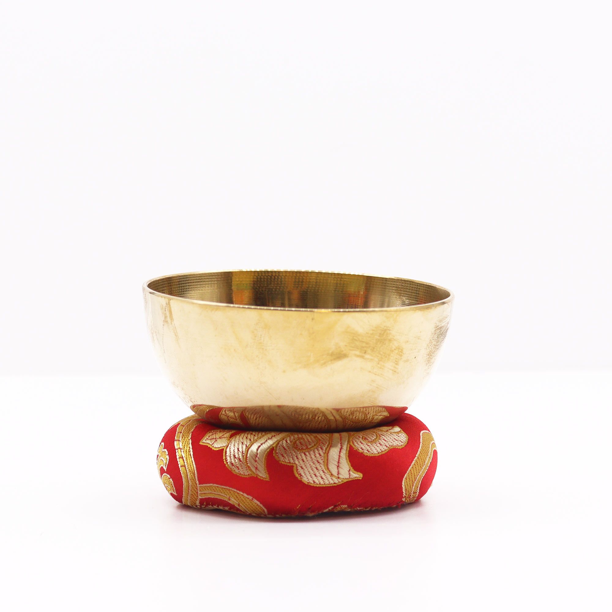 Cojín de aro de 8 cm (para cuenco tibetano de 10-12 cm) - Rojo - Imagen 2