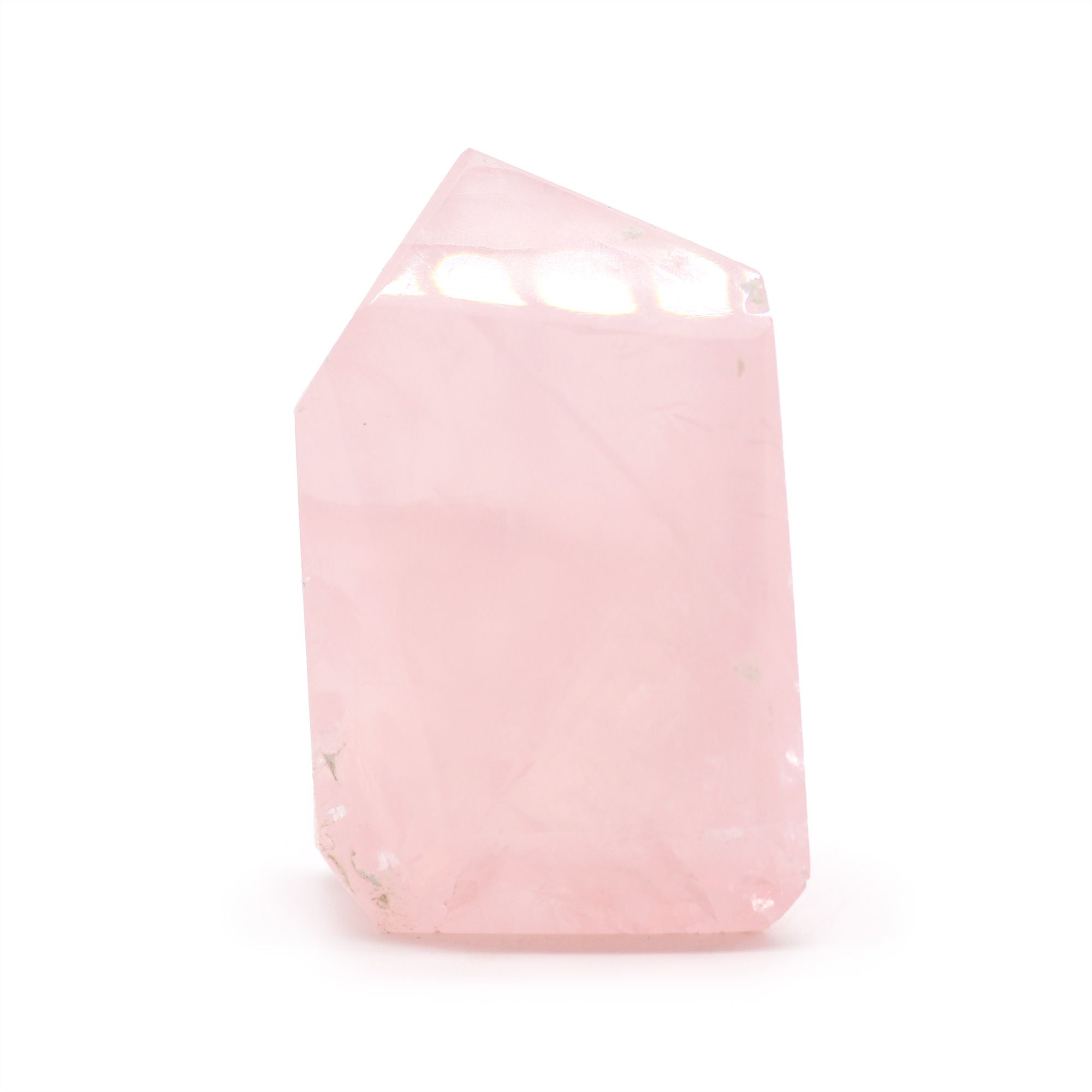 Puntas de gemas aproximadamente 6 cm (0,5 kg) - Cuarzo rosa indio (aproximadamente 8 piezas)