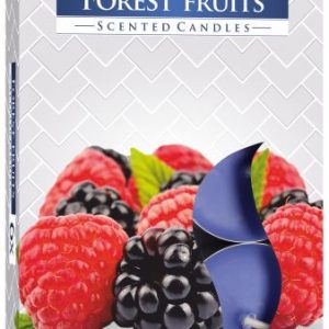 1x Set de 6 Velas de Té Perfumadas - Frutas del Bosque