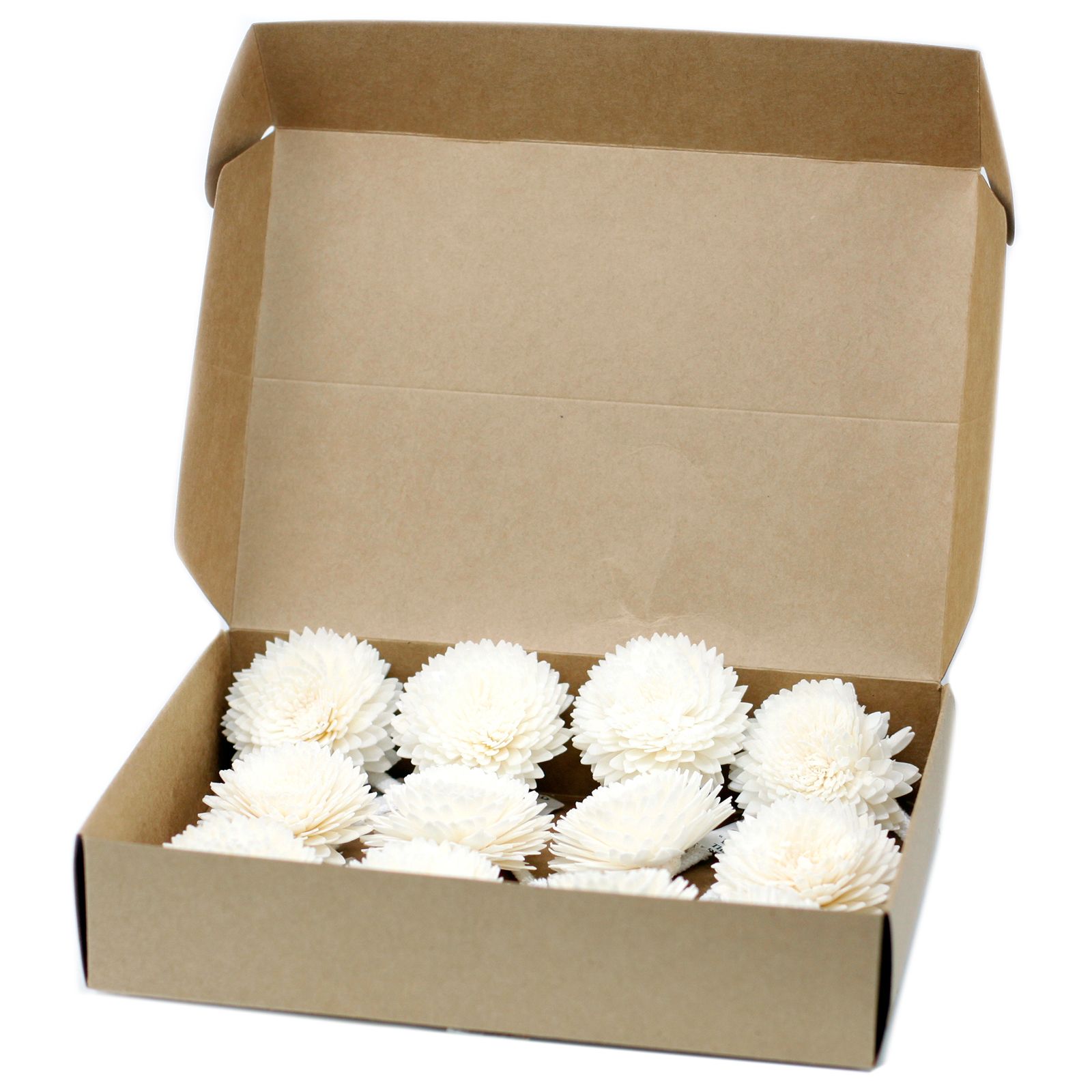 Flor Difusora de Madera Clavel Grande – Pack de 4, En Cordón - Imagen 2