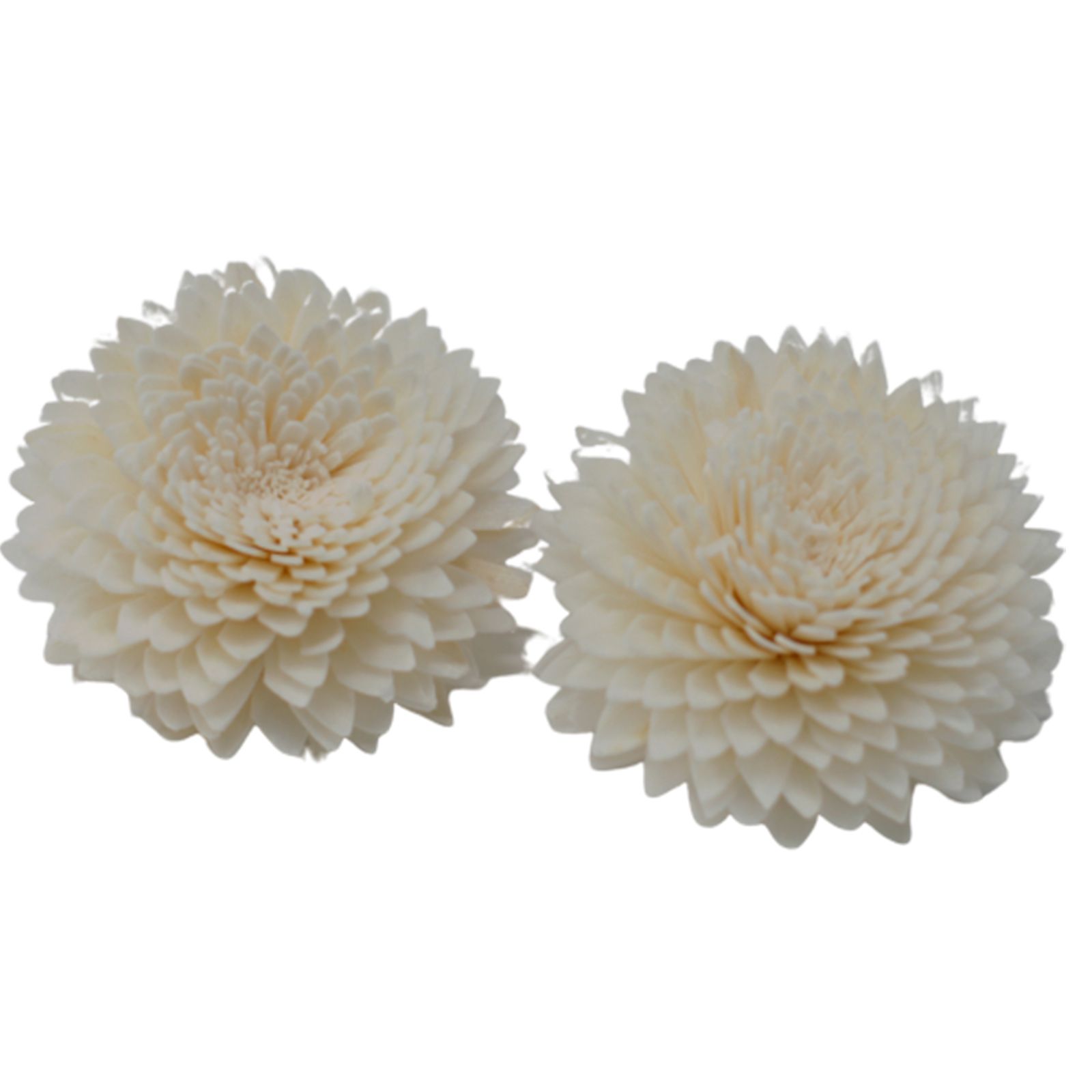 Flor Difusora de Madera Clavel Grande – Pack de 4, En Cordón - Imagen 3