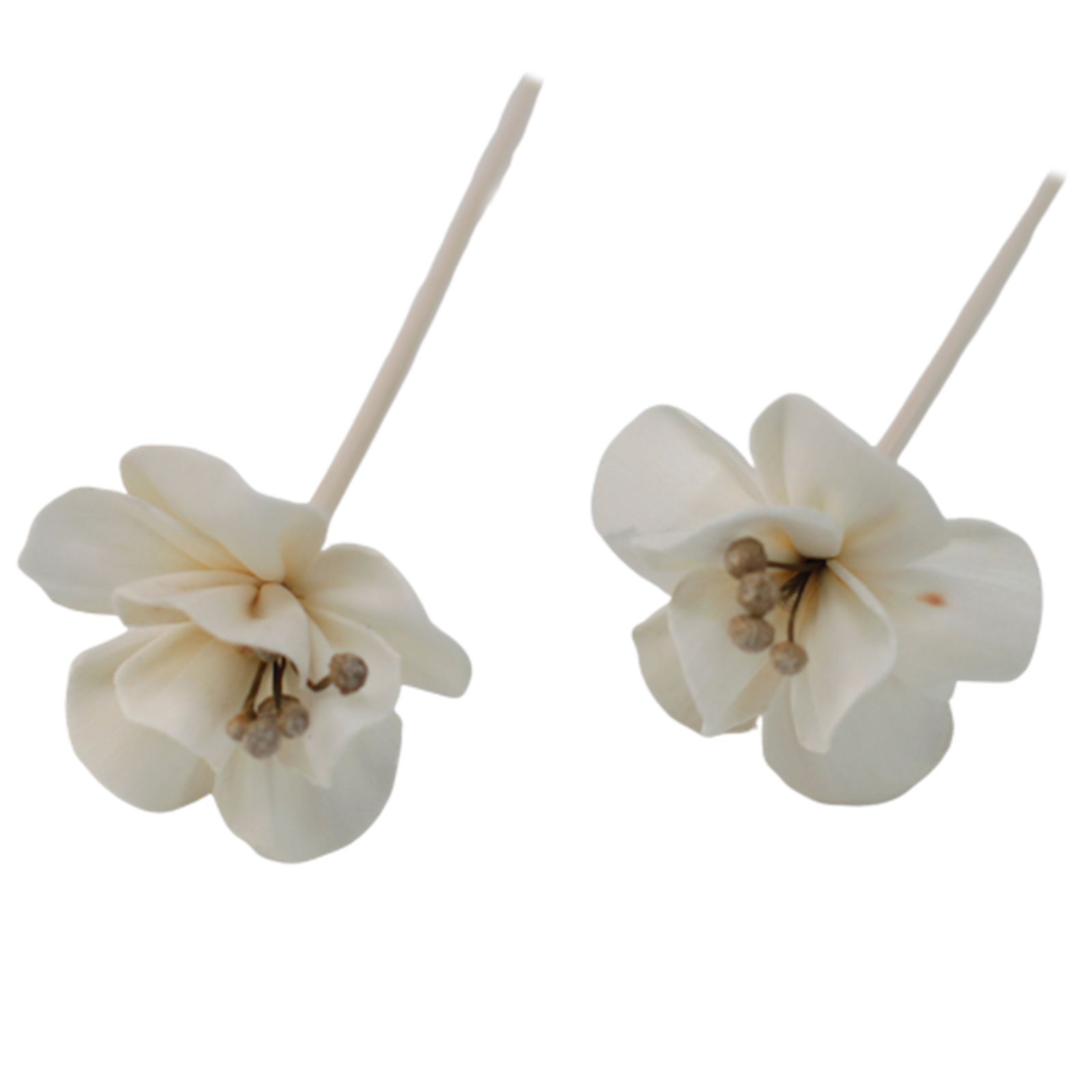 Flor Difusora de Madera Lirio Mediana – Pack de 4, En Caña - Imagen 4