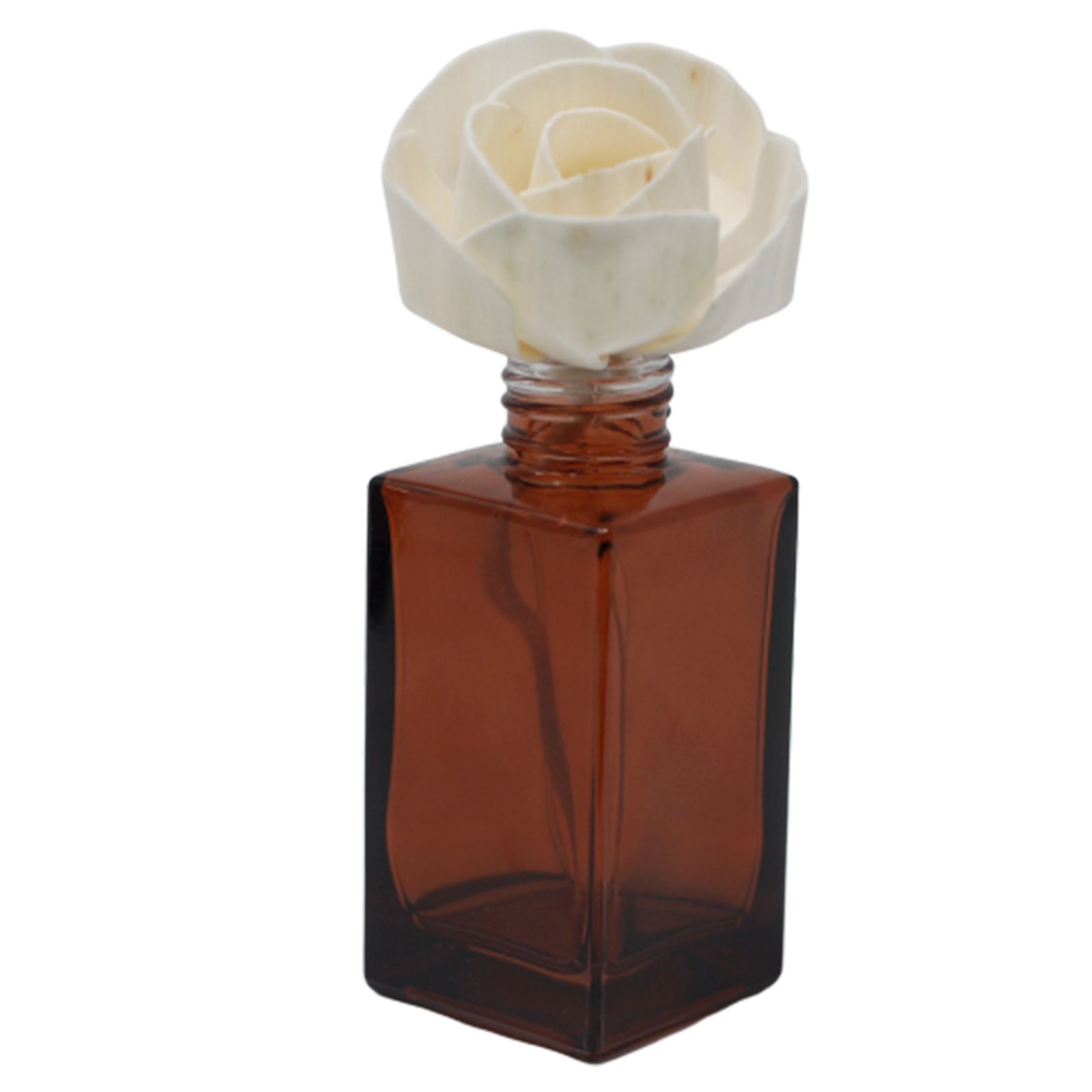 Flor Difusora de Madera Rosa Grande – Pack de 4, En Cordón