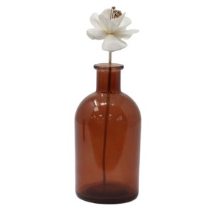 Flor Difusora de Madera Lirio Mediana – Pack de 4, En Caña
