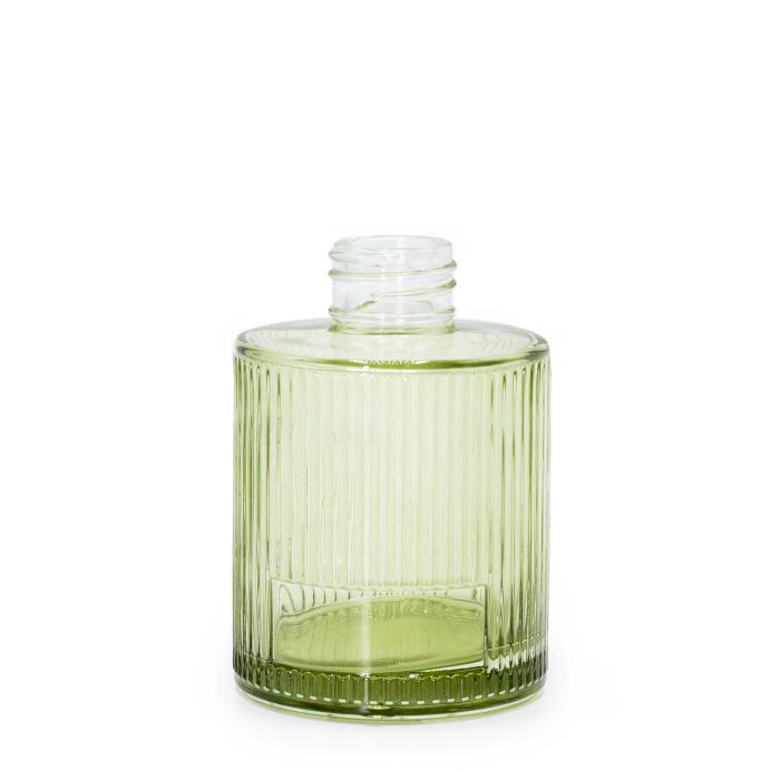 Frasco para Mikado Acanalado 150 ml – Verde ahumado