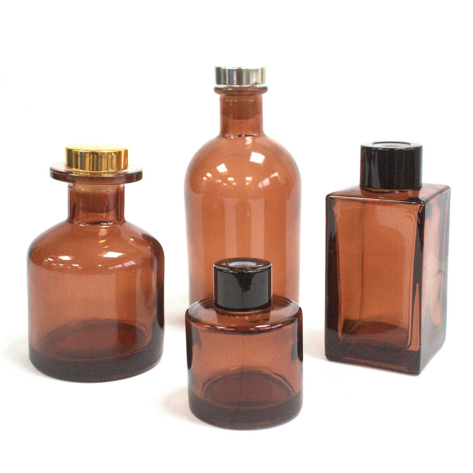 Frasco para Mikado Redondo Alto 250 ml – Ámbar - Imagen 3