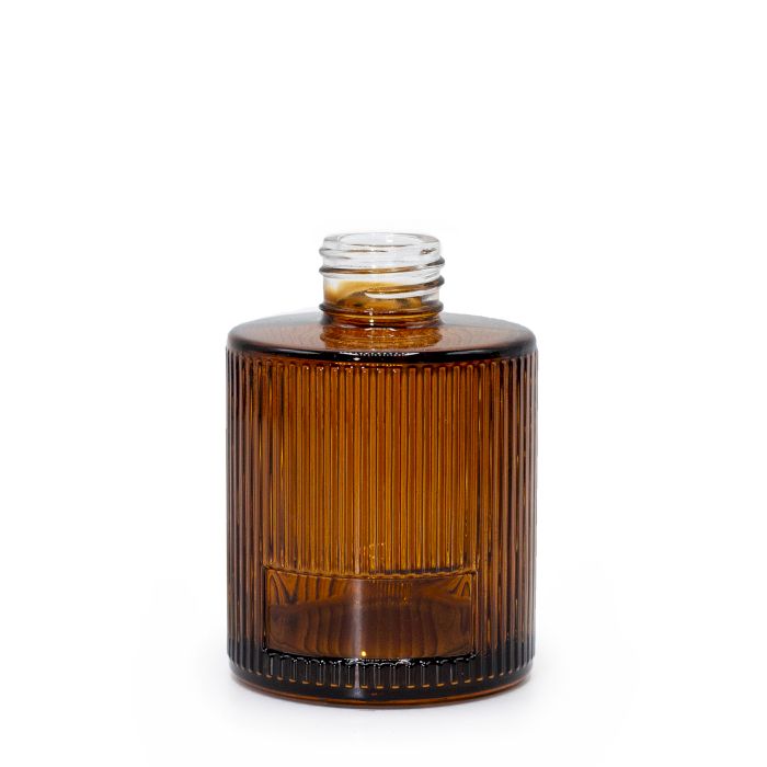 Frasco para Mikado Acanalado 150 ml – Ámbar