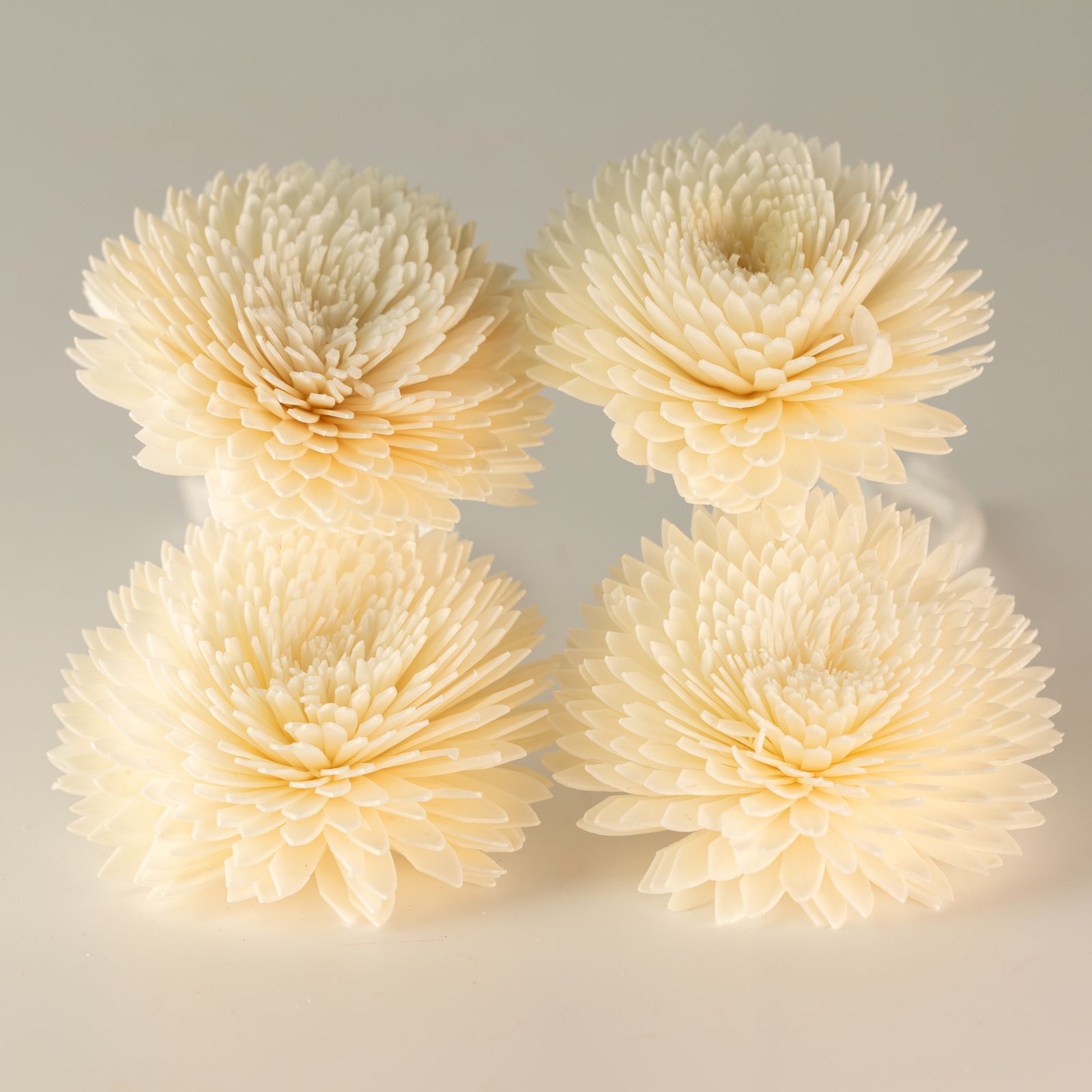 Flor Difusora de Madera Clavel Grande – Pack de 4, En Cordón - Imagen 8