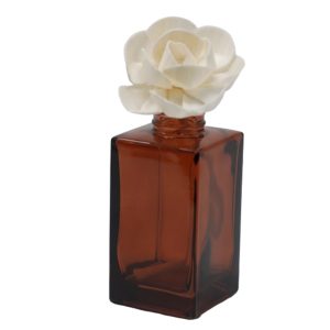 Flor Difusora de Madera Loto Pequeña – Pack de 4, En Cordón