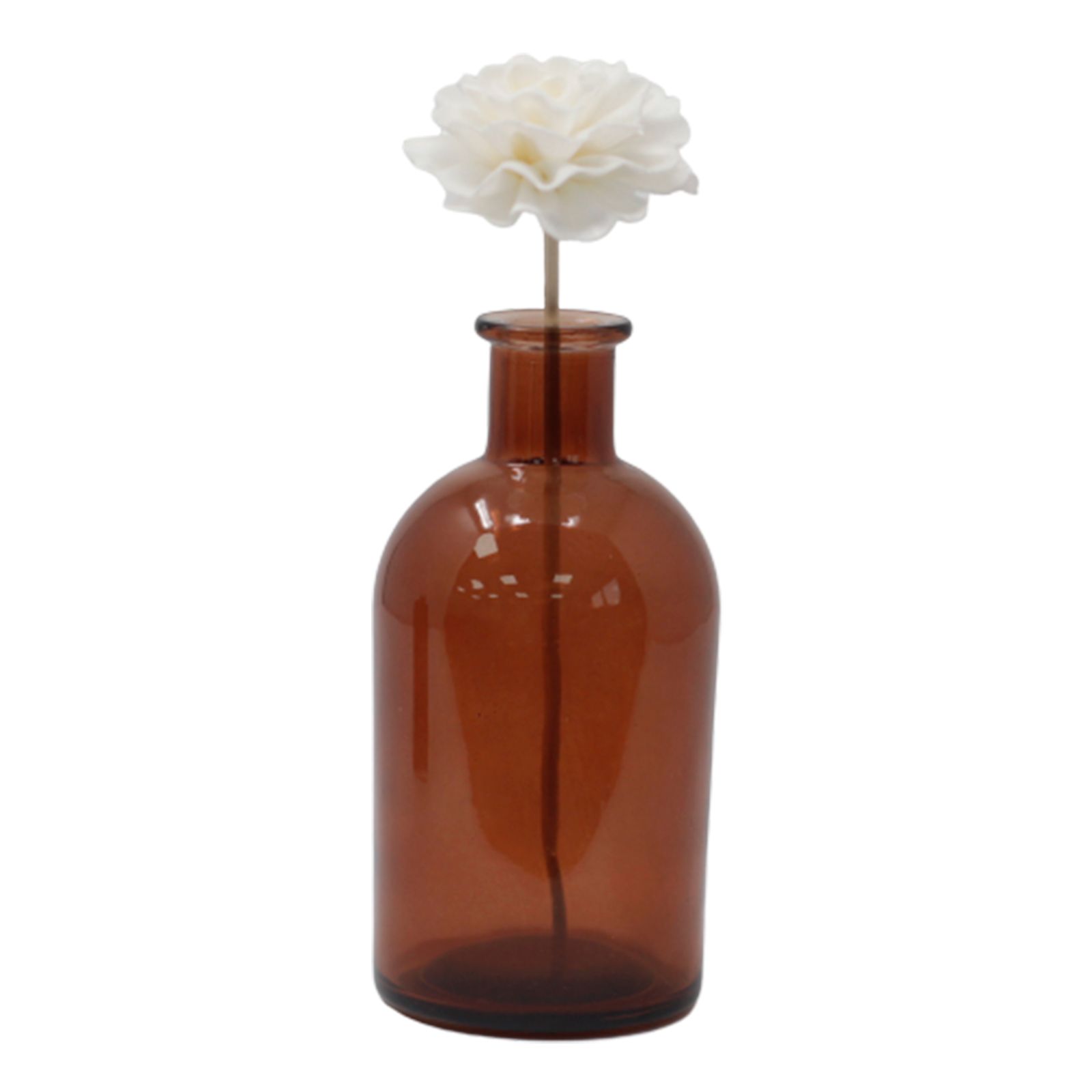 Flor Difusora de Madera Clavel Mediana – Pack de 4, En Caña