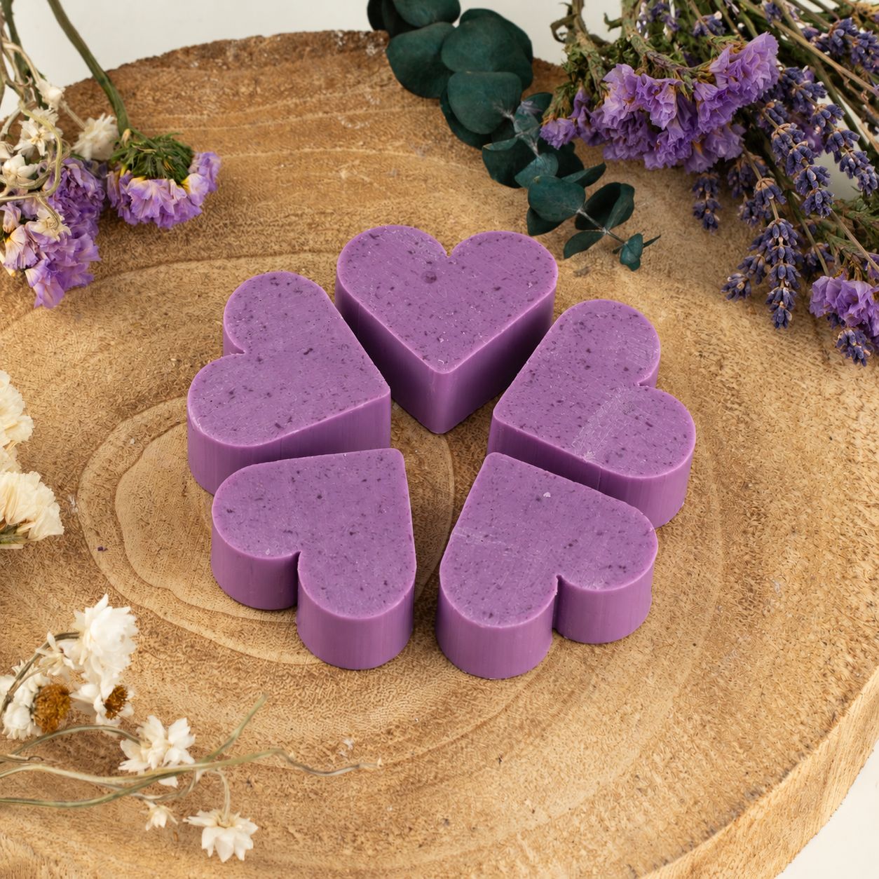 Jabón de Boda en Corazón - Lavanda - Imagen 4